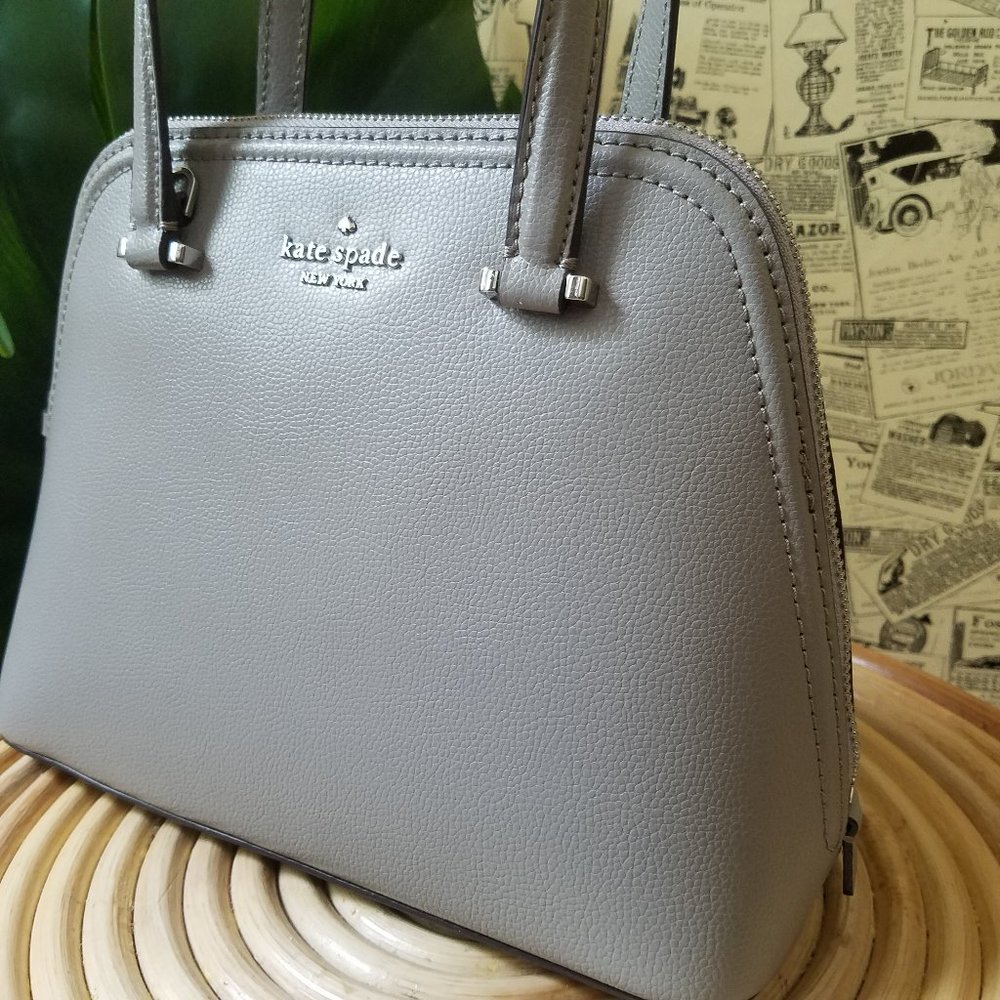 Patterson Drive Small Dome Satchel Kate Spade Gray - Picture 11 of 13